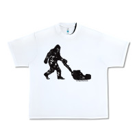 White mens mowing bigfoot   golf course superintendent maintenance turf t sh Urban Heavy Tee - linhVisuals
