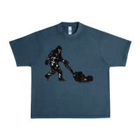 Midnight Navy mens mowing bigfoot   golf course superintendent maintenance turf t sh Urban Heavy Tee - linhVisuals