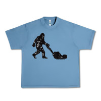 Pebble Blue mens mowing bigfoot   golf course superintendent maintenance turf t sh Urban Heavy Tee - linhVisuals