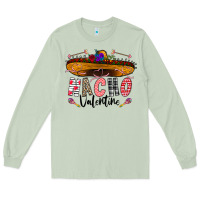 Matcha festive sombrero and nacho art Long Sleeve Tee - CowhideDigitalArt