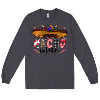Smoke festive sombrero and nacho art Long Sleeve Tee - CowhideDigitalArt