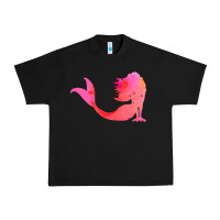 Black mermaid t  shirt pink mermaid t  shirt Urban Heavy Tee - linhVisuals
