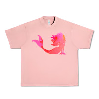 Salmon mermaid t  shirt pink mermaid t  shirt Urban Heavy Tee - linhVisuals