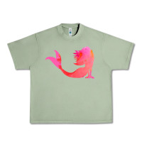 Oil Green mermaid t  shirt pink mermaid t  shirt Urban Heavy Tee - linhVisuals