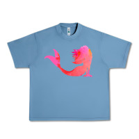 Pebble Blue mermaid t  shirt pink mermaid t  shirt Urban Heavy Tee - linhVisuals