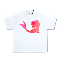 White mermaid t  shirt pink mermaid t  shirt Urban Heavy Tee - linhVisuals