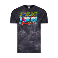Cloud Black Rowdy Howdy Christmas Vintage Tee - CowhideDigitalArt