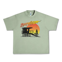 Baywatch Lifeguard Sunset T Shirt Urban Heavy Tee | Teevron