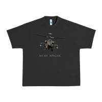 Pigment Black ah 64 apache longbow helicopter t shirt t shirt Urban Heavy Tee - linhVisuals