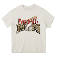 Cream baseball mom Heavy Core Tee - FaDigitalArtStudio