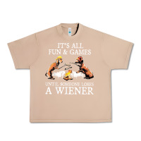 Burro it's all fun and games until someone loses a wiener shirt Urban Heavy Tee - linhVisuals