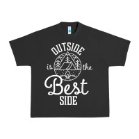 Pigment Black outside is the best side for outdoor campers and hikers t shirt Urban Heavy Tee - linhVisuals