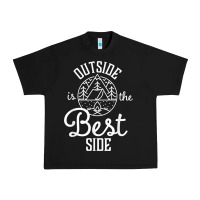 Black outside is the best side for outdoor campers and hikers t shirt Urban Heavy Tee - linhVisuals