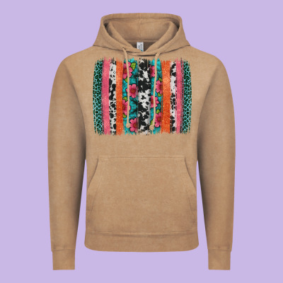 Easter Spring Floral Brushstroke Vintage Hoodie Designed By Artiststas