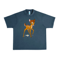 Midnight Navy bambi Urban Heavy Tee - linhVisuals