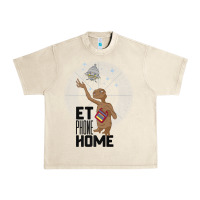 Sandshell e.t. phone home spaceship flying away premium t shirt Urban Heavy Tee - linhVisuals