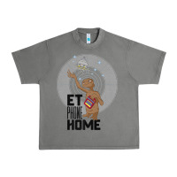 Tornado e.t. phone home spaceship flying away premium t shirt Urban Heavy Tee - linhVisuals