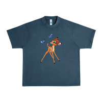 Midnight Navy bambi Urban Heavy Tee - linhVisuals