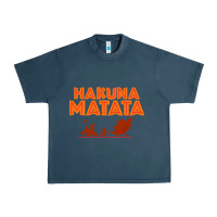 Midnight Navy lion king hakuna matata Urban Heavy Tee - linhVisuals