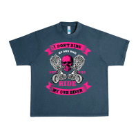 Midnight Navy biker gear motorcycle gifts biker chick i ride my biker tank top Urban Heavy Tee - linhVisuals