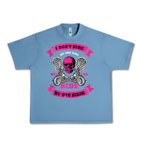 Pebble Blue biker gear motorcycle gifts biker chick i ride my biker tank top Urban Heavy Tee - linhVisuals