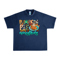 Navy Pumpkin Pie Fixes Everything Urban Heavy Tee - CowhideDigitalArt