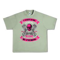 Oil Green biker gear motorcycle gifts biker chick i ride my biker tank top Urban Heavy Tee - linhVisuals