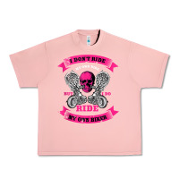 Salmon biker gear motorcycle gifts biker chick i ride my biker tank top Urban Heavy Tee - linhVisuals