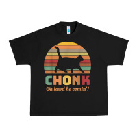 Black chonk cat scale meme retro oh lawd he comin' memes t shirt Urban Heavy Tee - linhVisuals