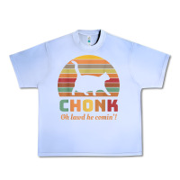 Grape Ice chonk cat scale meme retro oh lawd he comin' memes t shirt Urban Heavy Tee - linhVisuals