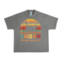 Tornado chonk cat scale meme retro oh lawd he comin' memes t shirt Urban Heavy Tee - linhVisuals