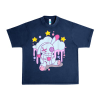 Navy bunny pastel goth voodoo doll t shirt Urban Heavy Tee - linhVisuals