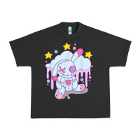 Pigment Black bunny pastel goth voodoo doll t shirt Urban Heavy Tee - linhVisuals