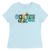 Baby Blue easter vibes Ladies Tee - CowhideDigitalArt