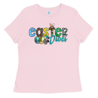 Bubblegum Pink easter vibes Ladies Tee - CowhideDigitalArt
