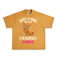 Peanut Butter fennec fox just a girl who loves fennec foxes t shirt Urban Heavy Tee - linhVisuals