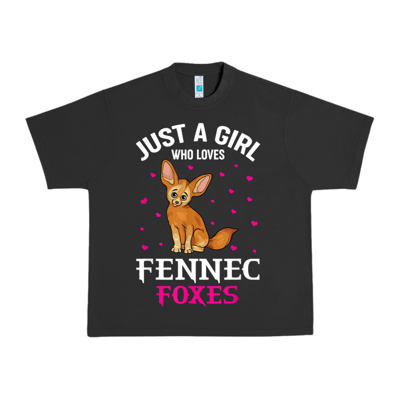 Fennec Fox Just A Girl Who Loves Fennec Foxes T Shirt Urban Heavy Tee by linhVisuals | Teevron