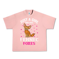 Salmon fennec fox just a girl who loves fennec foxes t shirt Urban Heavy Tee - linhVisuals