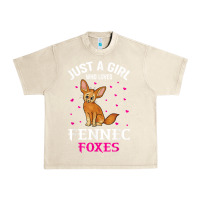 Sandshell fennec fox just a girl who loves fennec foxes t shirt Urban Heavy Tee - linhVisuals