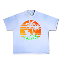 Grape Ice outdoor t  shirt tahiti retro vintage sunset t  shirt Urban Heavy Tee - linhVisuals