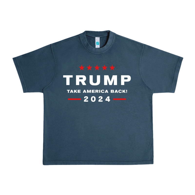 Donald Trump 2024 Take America Back Election   The Return Sweatshirt Urban Heavy Tee by linhVisuals | Teevron