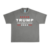 Tornado donald trump 2024 take america back election   the return sweatshirt Urban Heavy Tee - linhVisuals