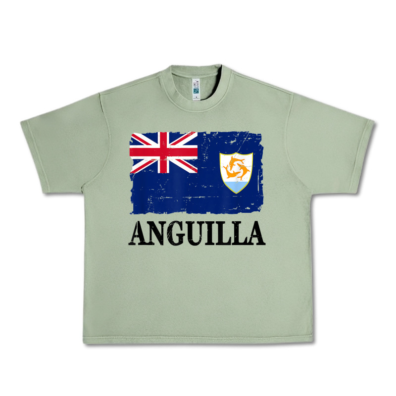Flag Of Anguilla   Anguilla Banner T Shirt Urban Heavy Tee by linhVisuals | Teevron