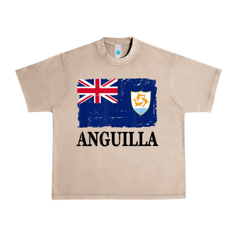 Flag Of Anguilla   Anguilla Banner T Shirt Urban Heavy Tee by linhVisuals | Teevron
