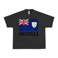 Pigment Black flag of anguilla   anguilla banner t shirt Urban Heavy Tee - linhVisuals