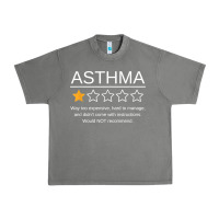 Tornado funny asthma awareness one star rating inhaler wheezy breath t shirt Urban Heavy Tee - linhVisuals