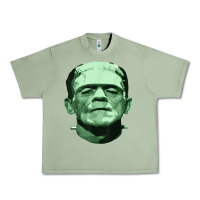 Oil Green frankenstein monster classic horror flick t shirt Urban Heavy Tee - linhVisuals