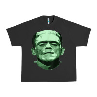 Pigment Black frankenstein monster classic horror flick t shirt Urban Heavy Tee - linhVisuals