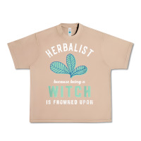 Burro funny herbalist because a witch is frowned upon herbalism t shirt Urban Heavy Tee - linhVisuals