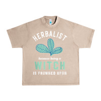 French Oak funny herbalist because a witch is frowned upon herbalism t shirt Urban Heavy Tee - linhVisuals